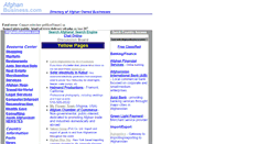 Desktop Screenshot of afghanbusiness.com